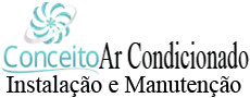 logo conceito instalação de ar condicionado